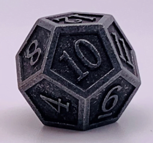 Battle Forged Dice Piece