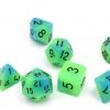 Mystery Glow In the Dark / Frosted Arcane Dice Set - 1 x