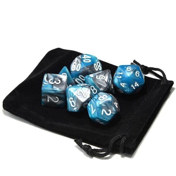 Dice - Arcane Spells Dice Set With Pouch