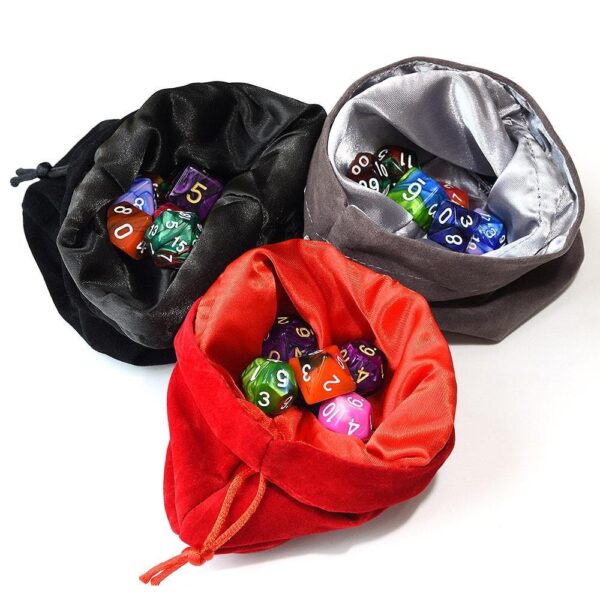 Dice - Large Soft Velvet Dice Bag