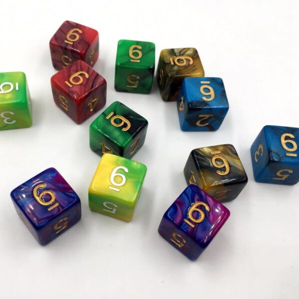 Dice - Nebula D6 Dice Set (10 Pieces)