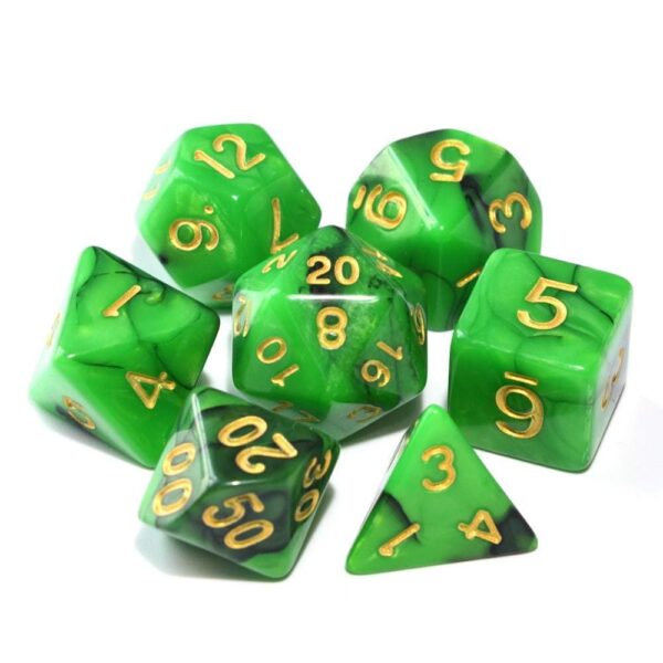 Dice - Nebula Polyhedral Dice Set With Pouch