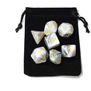 Dice - Wizarding Spells Dice Set With Pouch