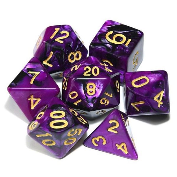 Dice - Wizarding Spells Dice Set With Pouch
