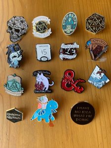 Mystery D&D Metal Pin